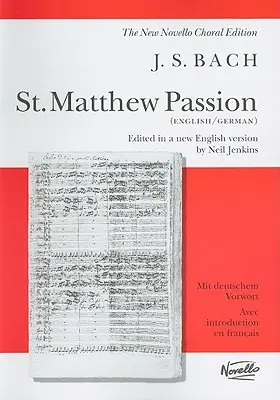 Patimile Sfântului Matei: Vocal Score - St. Matthew Passion: Vocal Score