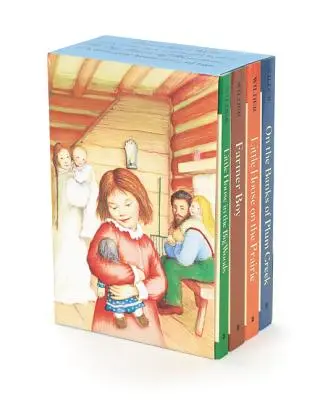 Set de 4 cărți Little House: Căsuța din pădurea mare, Băiatul fermier, Căsuța din prerie, Pe malurile pârâului Plum - Little House 4-Book Box Set: Little House in the Big Woods, Farmer Boy, Little House on the Prairie, on the Banks of Plum Creek