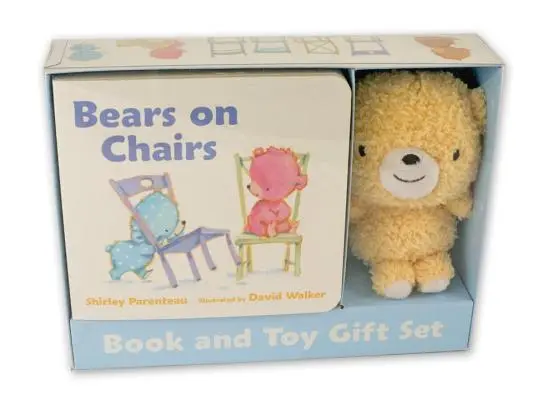 Urși pe scaune: Set cadou carte și jucărie [cu ursuleț de pluș] - Bears on Chairs: Book and Toy Gift Set [With Plush Bear]
