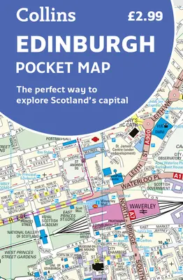 Hartă de buzunar Edinburgh - Modul perfect de a explora Edinburgh - Edinburgh Pocket Map - The Perfect Way to Explore Edinburgh