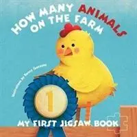 Prima mea carte Jigsaw: Câte animale sunt la fermă? - My First Jigsaw Book: How Many Animals On the Farm?