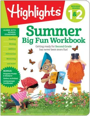 Caiet de lucru Summer Big Fun pentru a face legătura între clasele 1 și 2 - Summer Big Fun Workbook Bridging Grades 1 & 2
