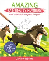 Pictură uimitoare după numere - cu 30 de imagini frumoase de completat. Include un ghid pentru amestecarea vopselelor - Amazing Painting by Numbers - With 30 Beautiful Images to Complete. Includes Guide to Mixing Paints