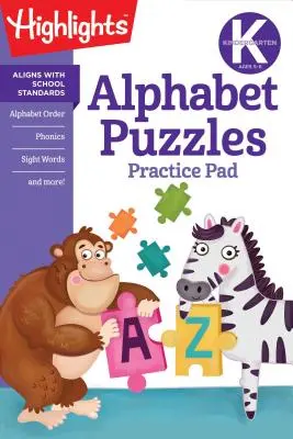 Puzzle-uri cu alfabet pentru grădiniță - Kindergarten Alphabet Puzzles