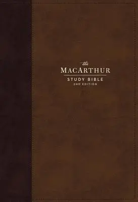 Nkjv, Biblia de studiu MacArthur, ediția a 2-a, piele moale, maro, Comfort Print: Dezlănțuirea adevărului lui Dumnezeu, verset cu verset - Nkjv, MacArthur Study Bible, 2nd Edition, Leathersoft, Brown, Comfort Print: Unleashing God's Truth One Verse at a Time
