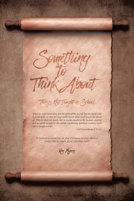 Ceva la care să te gândești: Lucruri care nu sunt predate la școală - Something to Think About: Things Not Taught in School