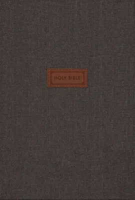 Niv, Biblia de studiu Harul și Adevărul, pânză pe carton, gri, litere roșii, imprimare confortabilă - Niv, the Grace and Truth Study Bible, Cloth Over Board, Gray, Red Letter, Comfort Print