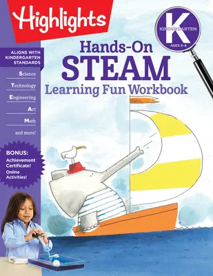 Grădiniță Hands-On Steam Learning Fun Workbook - Kindergarten Hands-On Steam Learning Fun Workbook