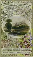 Colecția de patru hărți istorice din Derbyshire din 1610-1836 - Collection of Four Historic Maps of Derbyshire from 1610-1836