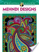 Carte de colorat Creative Haven Mehndi Designs: Artă corporală tradițională cu henna - Creative Haven Mehndi Designs Coloring Book: Traditional Henna Body Art