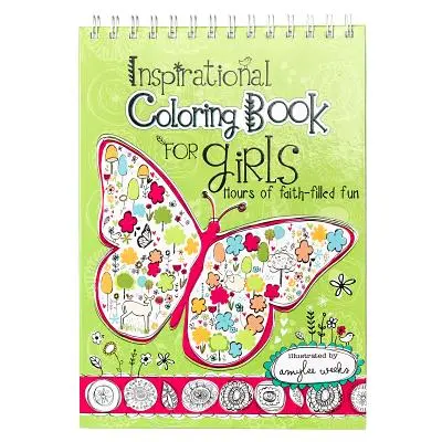 Carte de colorat inspirațională pentru fete - Inspirational Coloring Book for Girls