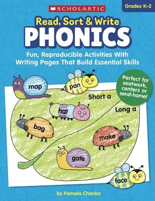 Citește, sortează și scrie: Phonics: Activități distractive, reproductibile, cu pagini de scris care dezvoltă abilități esențiale - Read, Sort & Write: Phonics: Fun, Reproducible Activities with Writing Pages That Build Essential Skills