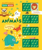 Carte de jocuri de potrivire a animalelor: 4 activități în 1! - Animals Matching Game Book: 4 Activities in 1!