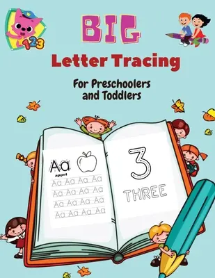 BIG Letter Tracing for Preschoolers and Toddlers: Homeschool Preschool Learning Activities for 3+ year olds (Big ABC Books) Trasarea literelor, numerelor, - BIG Letter Tracing for Preschoolers and Toddlers: Homeschool Preschool Learning Activities for 3+ year olds (Big ABC Books) Tracing Letters, Numbers,