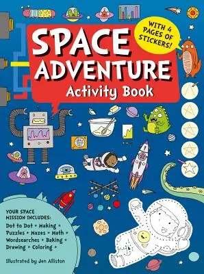 Cartea de activități Aventura spațială - Space Adventure Activity Book