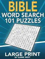 Căutare de cuvinte biblice 101 puzzle-uri de tipar mare: Joc de puzzle cu versete biblice inspiraționale pentru adulți și copii - Bible Word Search 101 Puzzles Large Print: Puzzle Game With Inspirational Bible Verses for Adults and Kids