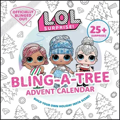 L.O.L. Surprise! Bling-A-Tree Advent Calendar: (Lol Surprise, Trim a Tree, Craft Kit, 25+ Surprize, L.O.L. pentru fete de peste 6 ani) - L.O.L. Surprise! Bling-A-Tree Advent Calendar: (Lol Surprise, Trim a Tree, Craft Kit, 25+ Surprises, L.O.L. for Girls Aged 6+)