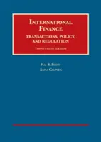 Finanțe, tranzacții, politici și reglementări internaționale - International Finance, Transactions, Policy, and Regulation