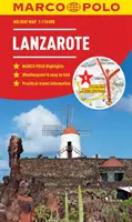 Lanzarote Harta de vacanță Marco Polo - Lanzarote Marco Polo Holiday Map