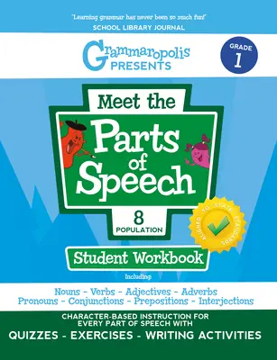 Caietul de lucru cu părțile de vorbire, clasa 1 - The Parts of Speech Workbook, Grade 1