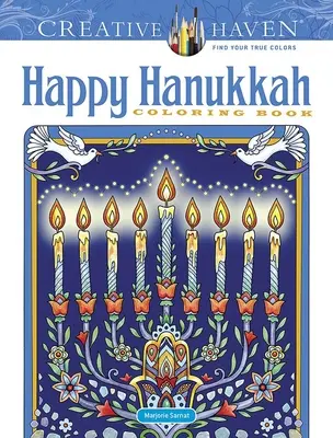 Creative Haven Happy Hanukkah Carte de colorat - Creative Haven Happy Hanukkah Coloring Book