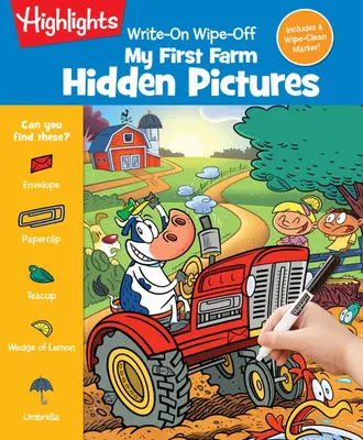 Write-On Wipe-Off Prima mea fermă cu imagini ascunse - Write-On Wipe-Off My First Farm Hidden Pictures