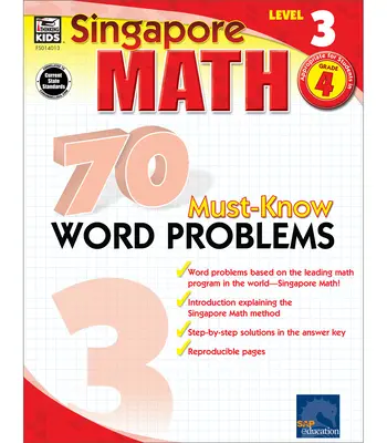 70 de probleme de cuvinte pe care trebuie să le știi, clasa 4 - 70 Must-Know Word Problems, Grade 4