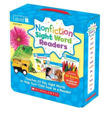 Nonfiction Sight Word Readers: Guided Reading Level B (Parent Pack): Învață 25 de cuvinte cheie la vedere pentru a vă ajuta copilul să se ridice în slăvi ca cititor! - Nonfiction Sight Word Readers: Guided Reading Level B (Parent Pack): Teaches 25 Key Sight Words to Help Your Child Soar as a Reader!