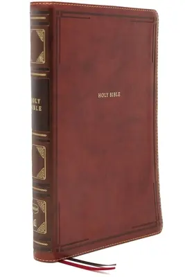 Nkjv, Thinline Reference Bible, Leathersoft, Brown, Red Letter Edition, Comfort Print: Sfânta Biblie, Noua versiune King James - Nkjv, Thinline Reference Bible, Leathersoft, Brown, Red Letter Edition, Comfort Print: Holy Bible, New King James Version