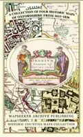 Colecția de patru hărți istorice ale Oxfordshire din 1611-1836 - Collection of Four Historic Maps of Oxfordshire from 1611-1836