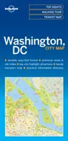 Lonely Planet Washington DC Harta orașului 1 - Lonely Planet Washington DC City Map 1