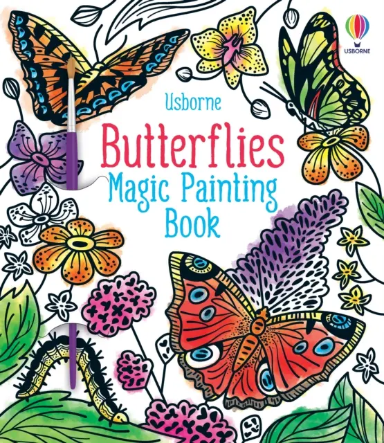 Carte de pictură magică cu fluturi - Butterflies Magic Painting Book