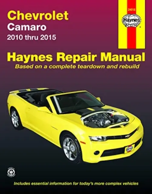 Chevrolet Camaro 2010 până în 2015 Haynes Repair Manual - Chevrolet Camaro 2010 Thru 2015 Haynes Repair Manual