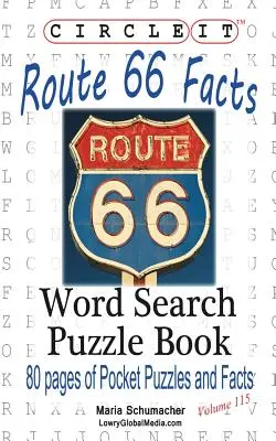 Circle It, U.S. Route 66 fapte, căutare prin cuvinte, carte puzzle - Circle It, U.S. Route 66 Facts, Word Search, Puzzle Book