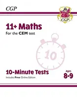 11+ CEM 10-Minute Tests: Maths - Ages 8-9 (cu ediție online) - 11+ CEM 10-Minute Tests: Maths - Ages 8-9 (with Online Edition)