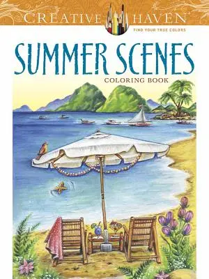 Creative Haven Summer Scenes Carte de colorat - Creative Haven Summer Scenes Coloring Book