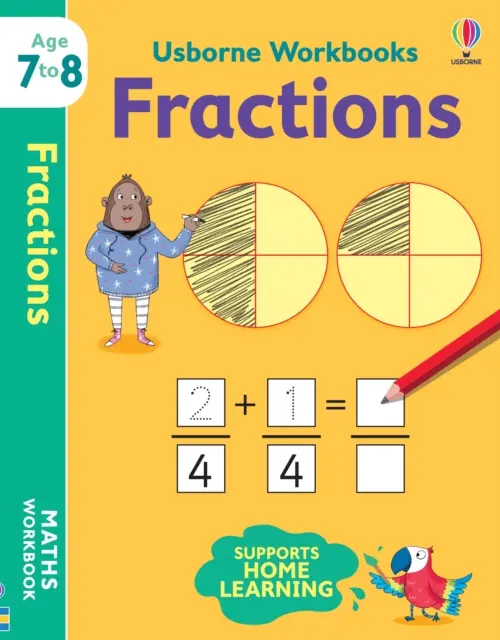 Caiete de lucru Usborne Fracții 7-8 - Usborne Workbooks Fractions 7-8