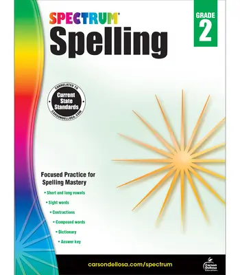 Spectrum Spelling, clasa 2 - Spectrum Spelling, Grade 2