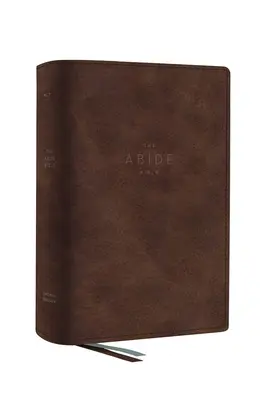 Net, Abide Bible, Leathersoft, Brown, Comfort Print: Sfânta Biblie - The Net, Abide Bible, Leathersoft, Brown, Comfort Print: Holy Bible