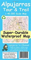Alpujarras Tur și traseu Hartă - Alpujarras Tour and Trail Map