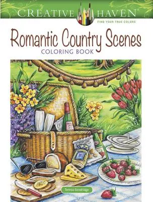 Carte de colorat Creative Haven Romantic Country Scenes - Creative Haven Romantic Country Scenes Coloring Book
