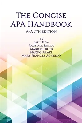 The Concise APA Handbook APA Ediția a 7-a - The Concise APA Handbook APA 7th Edition