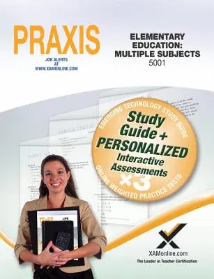 Praxis Educație elementară: Subiecte multiple 5001 Carte și online - Praxis Elementary Education: Multiple Subjects 5001 Book and Online