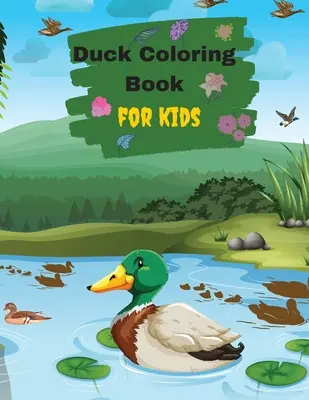 Carte de colorat Ducks pentru copii și copii mici - Ducks Coloring Book For Kids And Toddlers