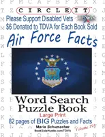 Circle It, Air Force Facts, Căutare în cuvinte, Carte puzzle - Circle It, Air Force Facts, Word Search, Puzzle Book