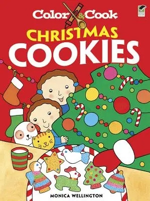 Colorează și gătește prăjituri de Crăciun - Color & Cook Christmas Cookies