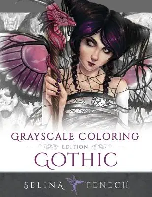 Gothic - Carte de colorat la scară de gri - Gothic - Grayscale Edition Coloring Book