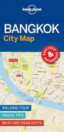 Harta Lonely Planet a orașului Bangkok 1 - Lonely Planet Bangkok City Map 1