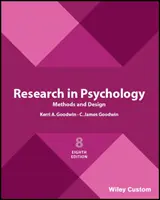Metode și design de cercetare în psihologie 8e - Research in Psychology Methods and Design 8e