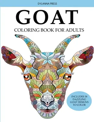 Carte de colorat cu capre pentru adulți - Goat Coloring Book for Adults